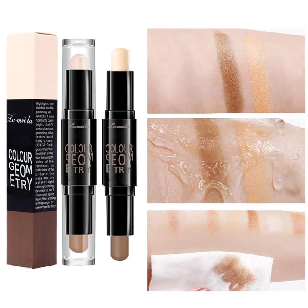 3D Concealer Stick Highlighter Face Contour Pen Long Lasting Face Contour Pen - Shade 1
