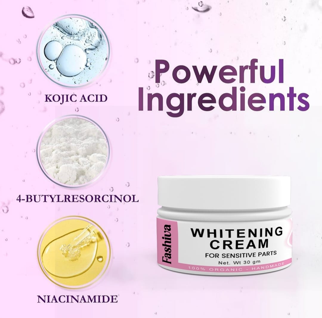 Whitening Cream for Women – Skin Brightening Face & Body Moisturizer with Natural Extracts, Even Tone Formula, Dark Spot Remover,