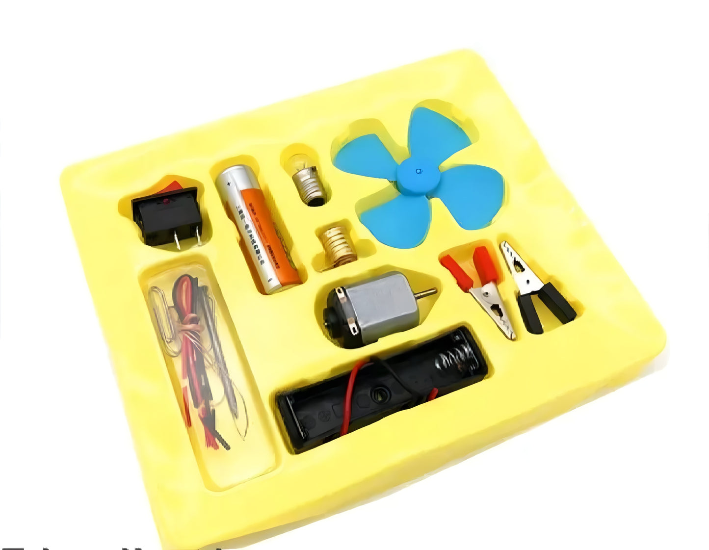 Bulb and Fan Electric Science Experiment Kit for Kids and Adults – DIY STEM Educational Toy