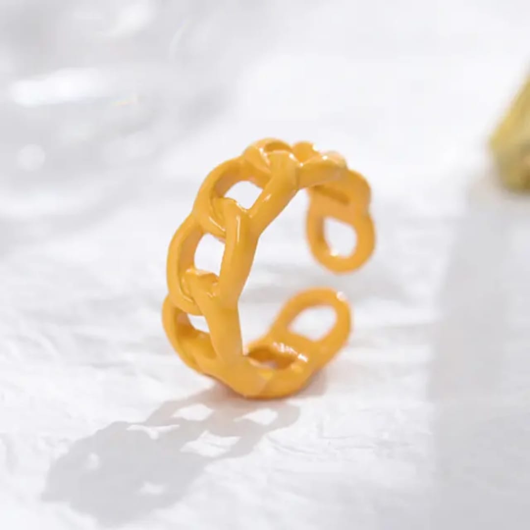 BRJ-180 Metal Funky Korean Rings