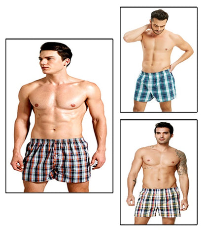 Best Quality Checkered Boxer Shorts for Men/Boys