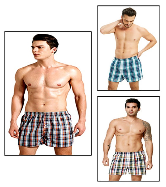 Best Quality Checkered Boxer Shorts for Men/Boys