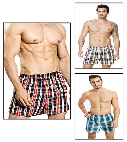 Best Quality Checkered Boxer Shorts for Men/Boys