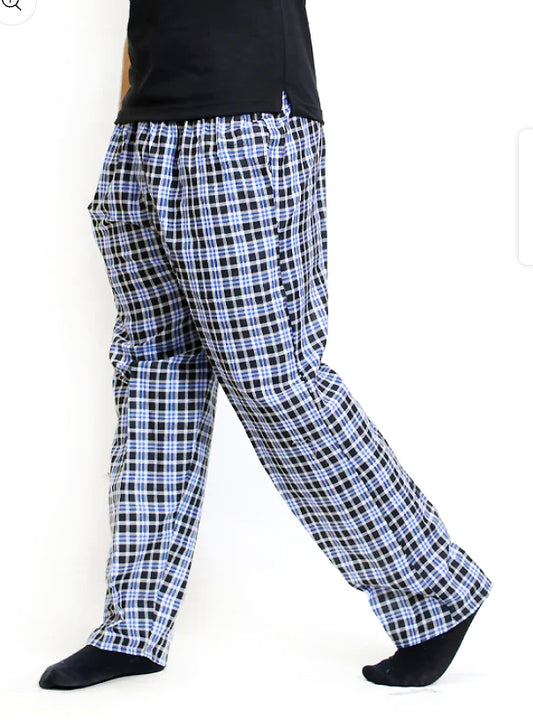 3 - Pack Checkered Pajamas for men & boy