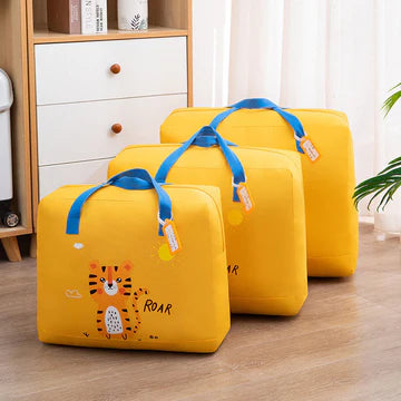 Baby Dinosaur Cloth Organizer and Storage Handbag Portable | Portable Storage Bag | ( Random Color & Mix Design )