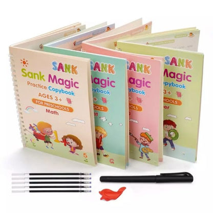 Sank Magic book Practice | Sank Magic Book for Montessori Children Tracing Handwriting First Pre-school Baby Learning Books for Kids