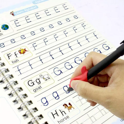 Sank Magic book Practice | Sank Magic Book for Montessori Children Tracing Handwriting First Pre-school Baby Learning Books for Kids