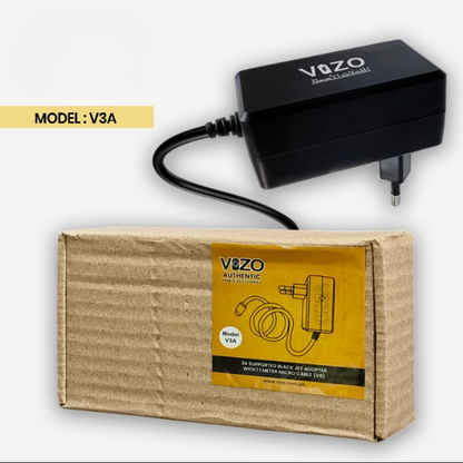V3A Wall Charger with Built-In Micro USB Cable