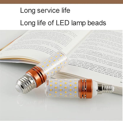 E14 LED Corn Light Lamp Bulb | 3 in 1 light modes Chandelier, Candle LED Light For Home & Decoration - 12W/16W