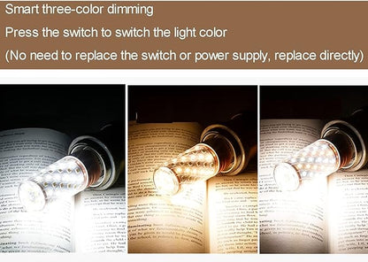 E14 LED Corn Light Lamp Bulb | 3 in 1 light modes Chandelier, Candle LED Light For Home & Decoration - 12W/16W