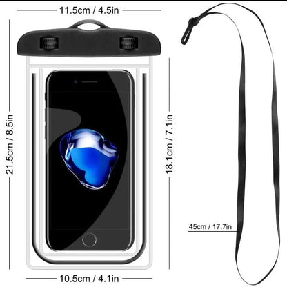 Water Proof Cover Bag for Mobile | Waterproof Cover for Mobile Phones (random color)