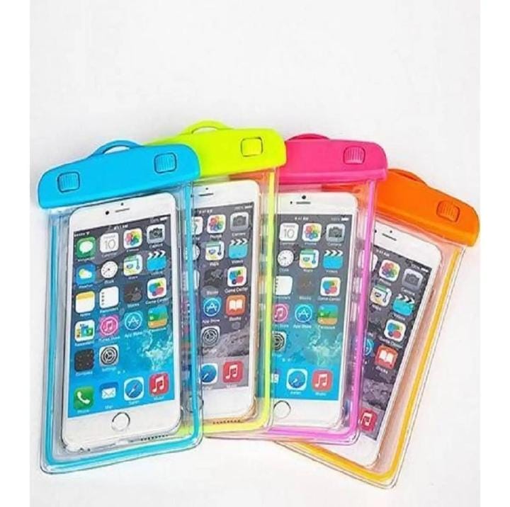 Water Proof Cover Bag for Mobile | Waterproof Cover for Mobile Phones (random color)