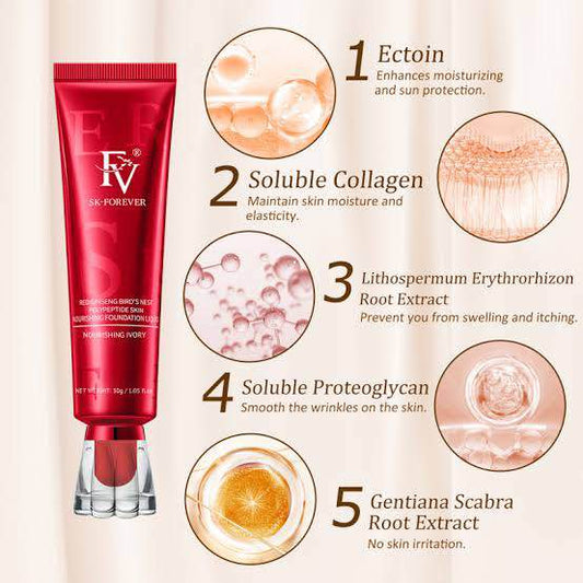 Red Diamond FV Foundation, Oil Absorb Liquid Foundation | Best Tube Foundation 30g
