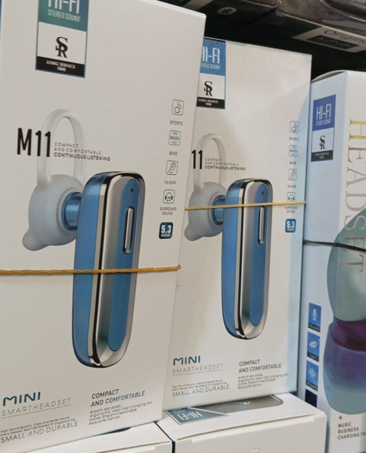M11 Bluetooth Wireless Headset Right Ear Or Left Single Earbuds For phone & Android Phone