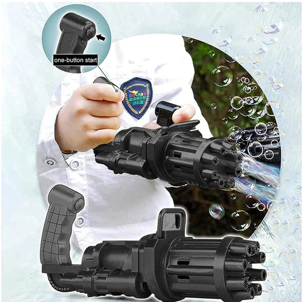 Automatic Bubble Gun For Kids | Water Gatling Play Gun for Boys & Girls