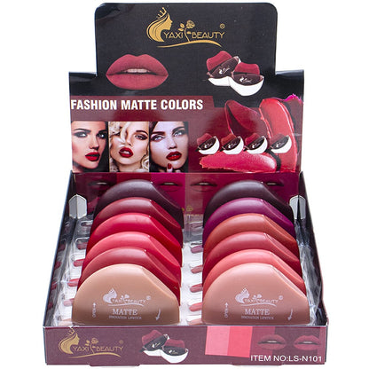 Yaxi Beauty Velvet Matte Lipstick - 12