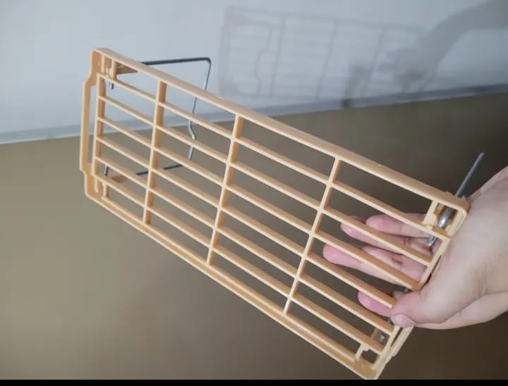Folding Stack up shelf for spice jars Cabinet Shelves foldable Shelf Stand Spice Jars Rack Cupboard Storage Support Kitchen accessories Pantry Organizer - 1 tier