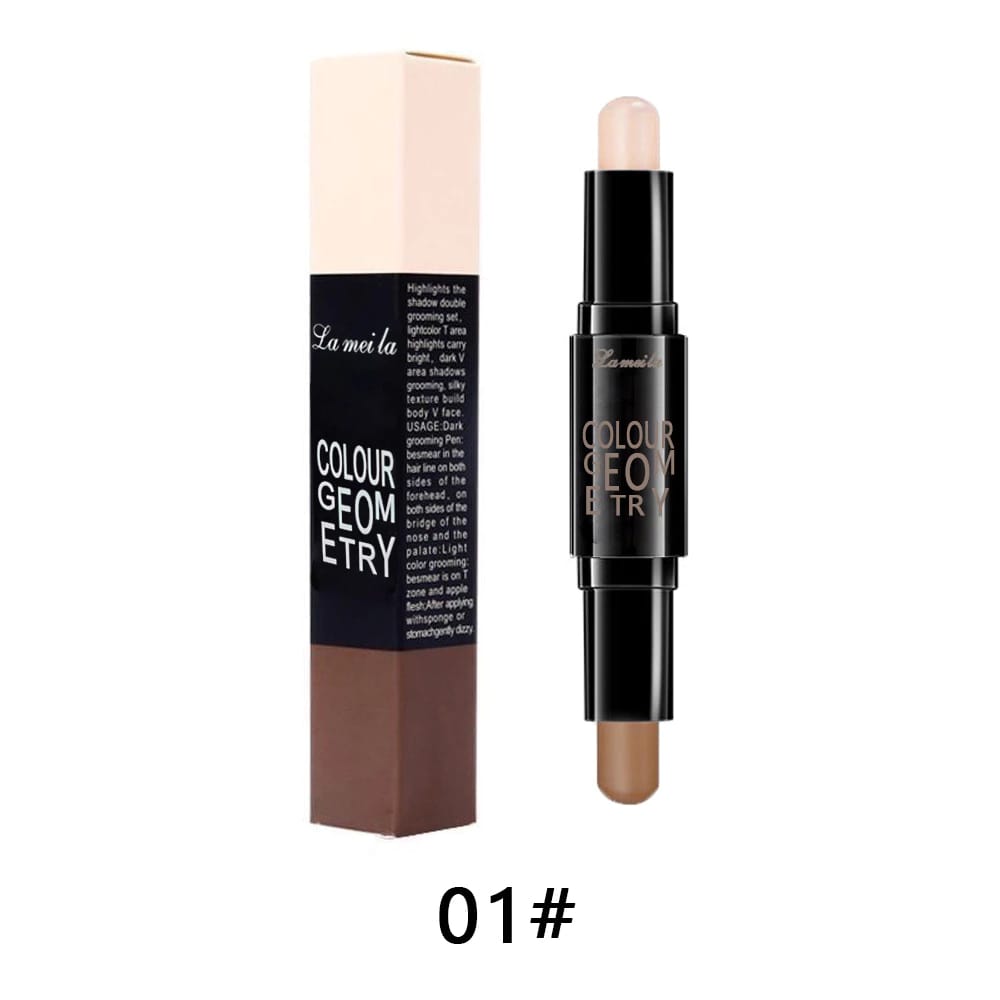 3D Concealer Stick Highlighter Face Contour Pen Long Lasting Face Contour Pen - Shade 1
