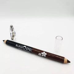 2 in 1 BLK/OPL Eye Pencil With Sharpener, Makeup Smooth Cosmetic Beauty Eyebrow Tool
