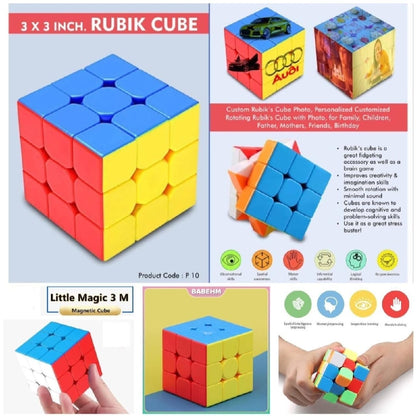 Rubic cube 3x3 for kids Magic Speed Square Cube Puzzle Toys High Quality With Box