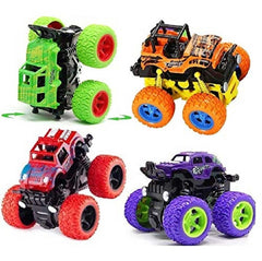 Monster Truck Toys Friction Push & Go High Speed Friction Vehicles for Kids