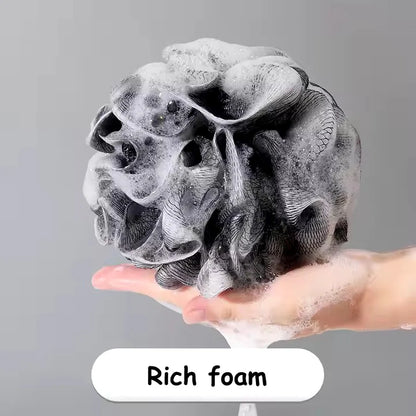 1 pcs)Soft Mesh Bath Sponge – Exfoliating Body Scrubber Random color - Extra Soft Body Loofah Bath Sponge – Gentle Exfoliating Shower Pouf for Radiant, Smooth Skin – Mesh Shower Scrubber for Men & Women - Random Color