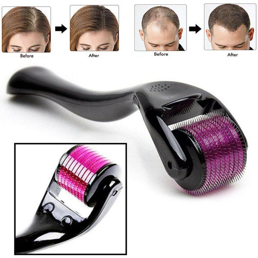 Derma Roller 0.5mm with 540 Micro Needle for Hair Growth and Facial Skin Therapy| Skin Care Beauty Tool for Anti-Aging Skin Repair, for and Women