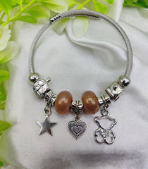 1 Piece Imported Radiant Star Charm Pandora Bracelet | Best Quality Bracelet For Girls & Women | Girls & Women Jewellery