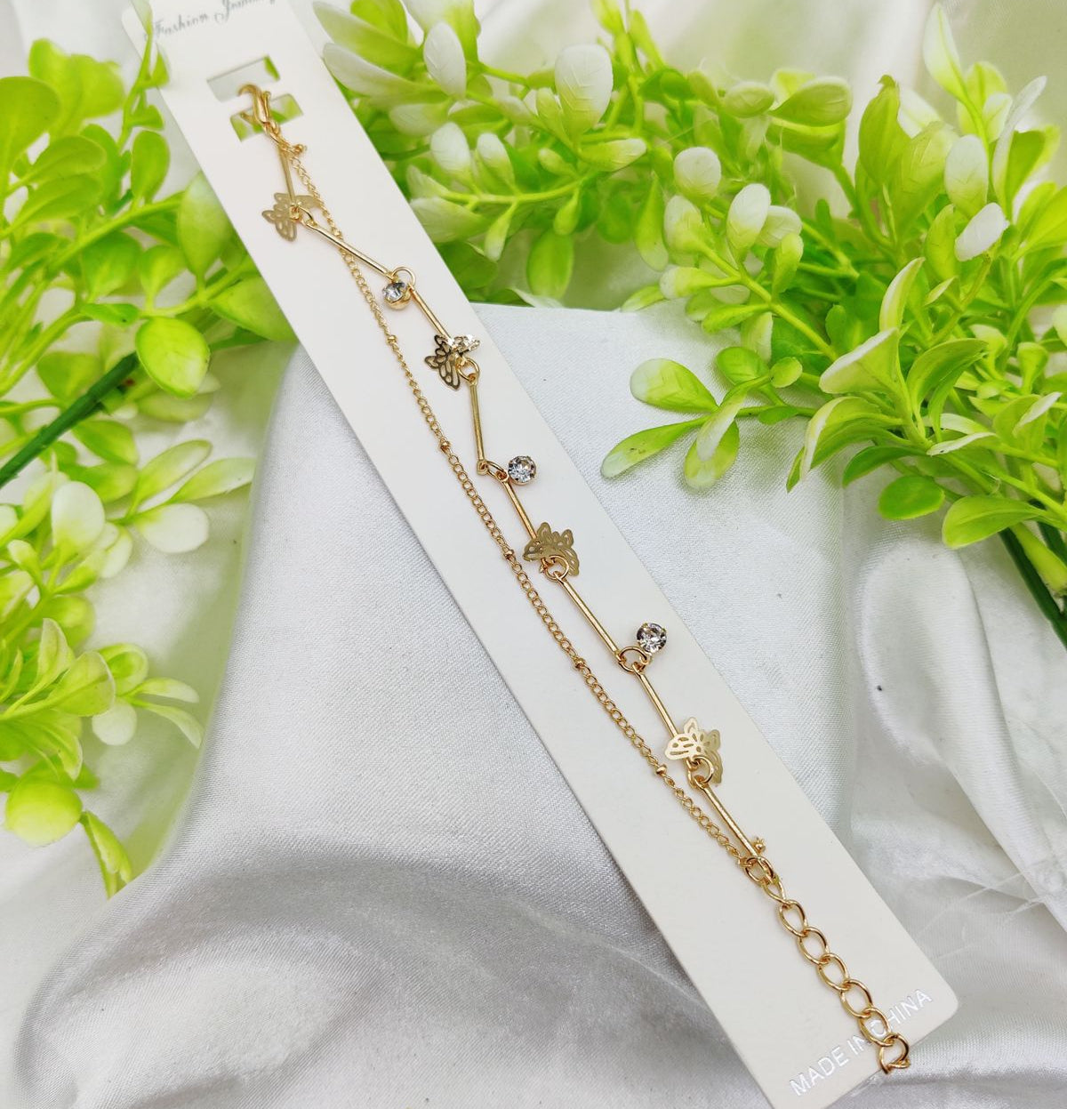 Imported Elegant Adjustable Charm Bracelet - Imported Elegance | Best Quality Artificial Bracelet For Girls & Women | for Every Occasion - Random Design