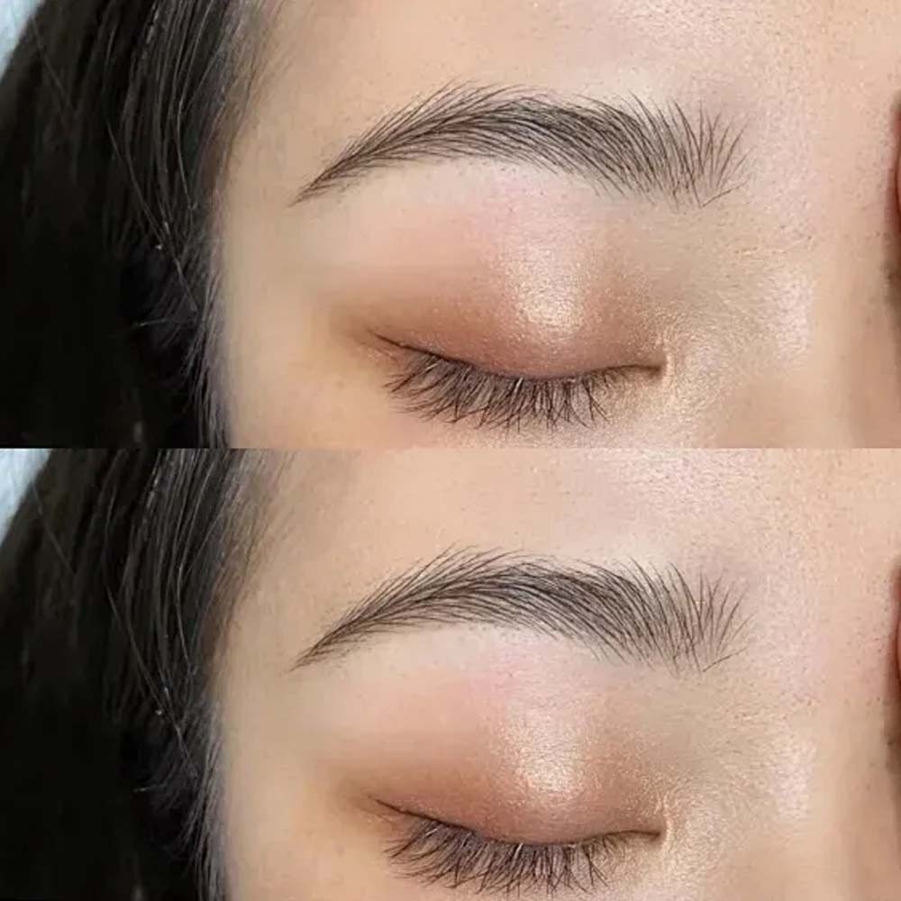 ( Tattoo brow) 4 Points Tip Tattoo Pen | 4 Tip Tattoo Eyebrow Pen | Eyebrow Pencil Creates Natural Makeup Effect - Black