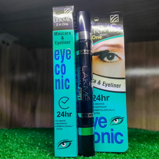 2 in 1 Waterproof Mascara + Liner - Long-Lasting & Waterproof Mascara | Smudge-Proof Formula