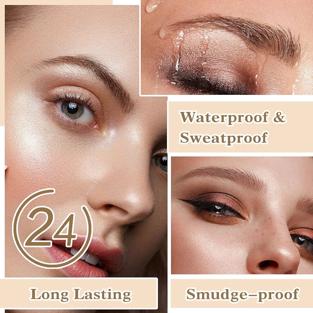 ( Tattoo brow) 4 Points Tip Tattoo Pen | 4 Tip Tattoo Eyebrow Pen | Eyebrow Pencil Creates Natural Makeup Effect - Black