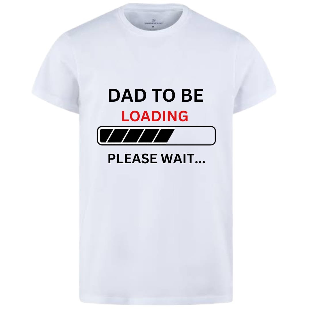 Dad to Be & Mom to Be Style White T-Shirt - Key & Heart Design T-Shirts  – Best Quality T-Shirts | T-Shirt For Women - T-Shirt For Men  - Dad to Be