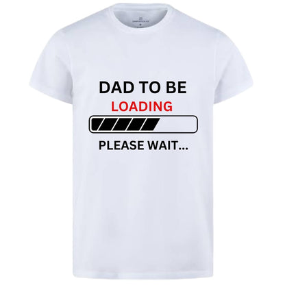 Dad to Be & Mom to Be Style White T-Shirt - Key & Heart Design T-Shirts  – Best Quality T-Shirts | T-Shirt For Women - T-Shirt For Men  - Dad to Be