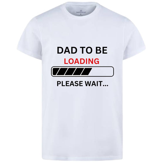 Dad to Be & Mom to Be Style White T-Shirt - Key & Heart Design T-Shirts  – Best Quality T-Shirts | T-Shirt For Women - T-Shirt For Men  - Dad to Be
