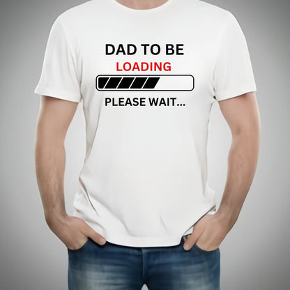 Dad to Be & Mom to Be Style White T-Shirt - Key & Heart Design T-Shirts  – Best Quality T-Shirts | T-Shirt For Women - T-Shirt For Men  - Dad to Be