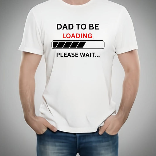 Dad to Be & Mom to Be Style White T-Shirt - Key & Heart Design T-Shirts  – Best Quality T-Shirts | T-Shirt For Women - T-Shirt For Men  - Dad to Be