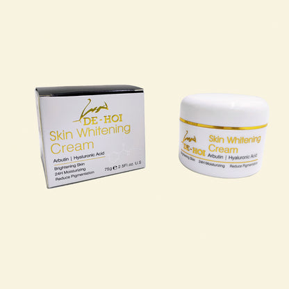 DE HOI Skin Whitening Cream – Brightening & Moisturizing Face and Body Cream for Dark Skin - 75 gram