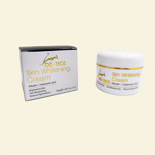 DE HOI Skin Whitening Cream – Brightening & Moisturizing Face and Body Cream for Dark Skin - 75 gram