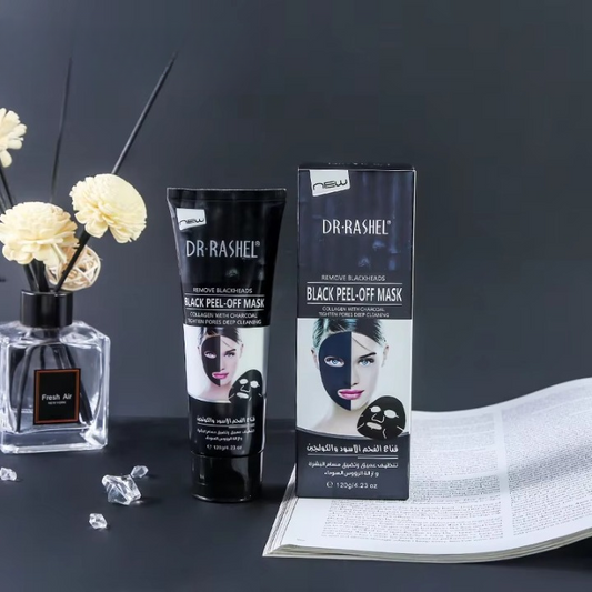 Dr. Rashel Deep Cleansing Blackhead Remover Peel-Off Face Mask – Purifying Charcoal Formula for Clearer, Smoother Skin – 100ml Tube for All Skin Types