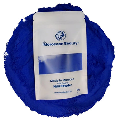 Moroccan Beauty Nila Powder | Blue Nila Skin Whitening Powder 120g | Best Quality Nila Powder