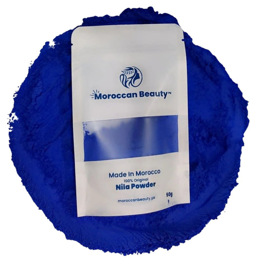Moroccan Beauty Nila Powder | Blue Nila Skin Whitening Powder 120g | Best Quality Nila Powder
