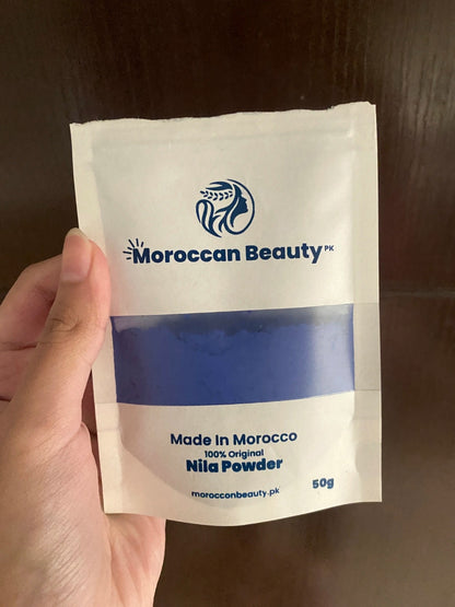 Moroccan Beauty Nila Powder | Blue Nila Skin Whitening Powder 120g | Best Quality Nila Powder