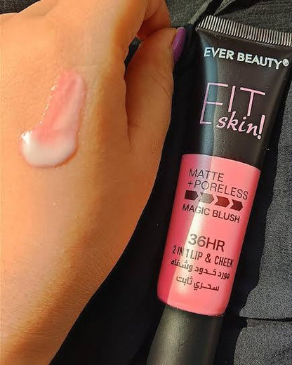 EIT SKIN Magic Blush - Matte + Poreless (2-in-1 Lip & Cheek Tint) Lasting 36 Hours 35ml