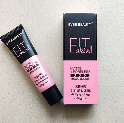 EIT SKIN Magic Blush - Matte + Poreless (2-in-1 Lip & Cheek Tint) Lasting 36 Hours 35ml