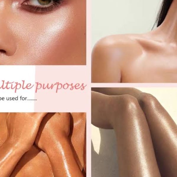 Multipurpose Glitter Shimmer Highlighter Powder – 10g for Face, Eyes & Body