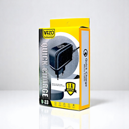 V23 – Simple Micro USB Charger with Built-in Cable | Best Quality Charger Android - Vizo V23 Charger - Mobile Phone Charger
