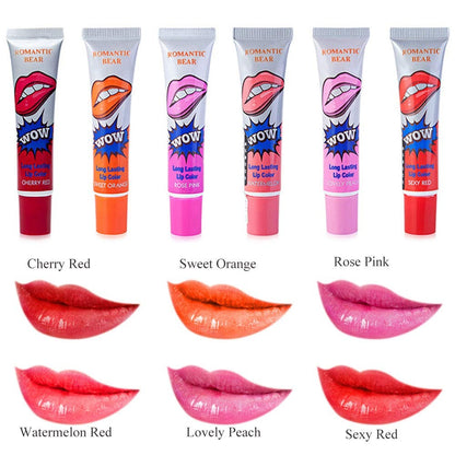 Lip Gloss Pigment Lip Gloss Base Lip Plumper Makeup Glitter Lipstick - Lovely peach
