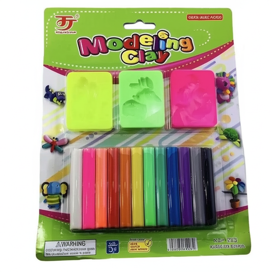 Modeling Clay Set for Kids and Adults – 12 Vibrant Colors
