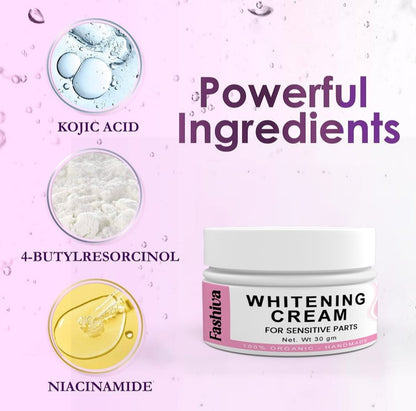 Whitening Cream for Women – Skin Brightening Face & Body Moisturizer with Natural Extracts, Even Tone Formula, Dark Spot Remover,